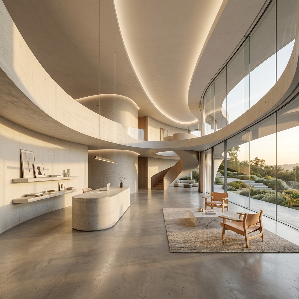 Revolving 360 spatial virtual tour backdrop